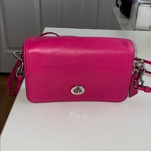 Pink Coach Crossbody Bag